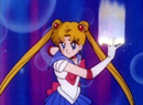 Sailor Moon's Moon Tiara Magic attack from the 90's anime series.