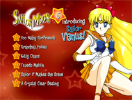 Sailor Moon DiC DVD #1 Main Menu