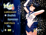 Sailor Moon S Heart Collection DVD 4: Subtitle & Audio Menu Screencap Image