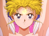 Sailor Moon saves her friends and the Earth as Princess Serenity in the Sailor Moon R Movie, The Promise of the Rose Sailor Moon saves her friends and the Earth as Princess Serenity in the Sailor Moon R Movie, The Promise of the Rose'