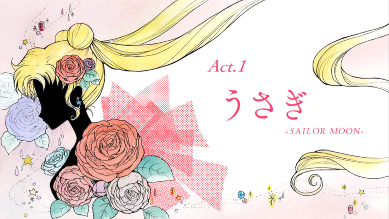 Pretty Guardian Sailor Moon Crystal Act.1 Usagi - Sailor Moon anime episode title screen.