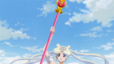 neo queen serenity and the new spiral heart moon rod in pretty guardian sailor moon crystal act.26 replay - neverending -