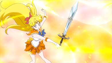 venus wink chain sword attack in pretty guardian sailor moon crystal act.27 infinity 1 - premonition - part 1