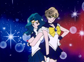 Sailor Uranus and Neptune in 'Swept Off Her Feet'