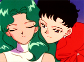 Sailor Moon Sailor Stars: The Shine of Calling Stars! Haruka (Amara) and Michiru (Michelle) Enter the Battle