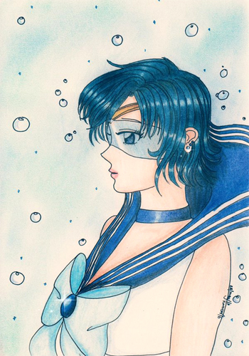sailor mercury fan art by kastarnia sailor mercury fan art by kastarnia