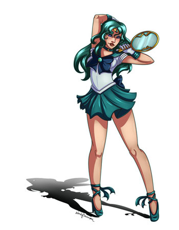 sailor neptune fan art by wendy sailor neptune fan art by wendy