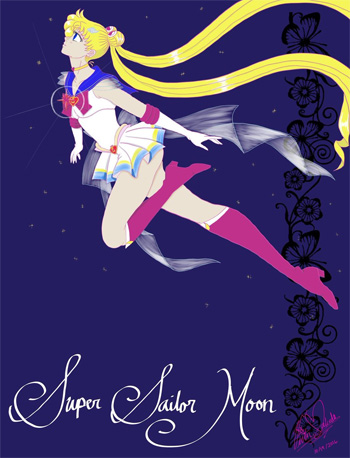super sailor moon fan art by victor super sailor moon fan art by victor