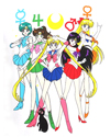 new sailor scouts group image