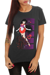 new sailor moon t-shirt from hot topic featuring sailor mars