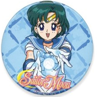 sailor mercury button / badge