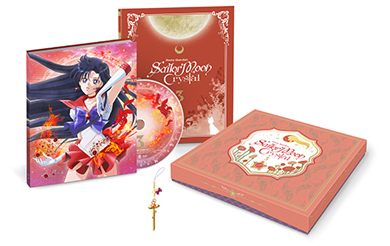 official japanese sailor moon crystal blu-ray set volume 3 with sailor mars on the cover