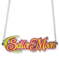 sailor moon logo necklace big version