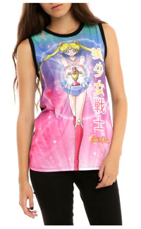 official pink sailor moon sublimation top