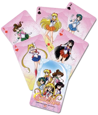 sailor moon playing / poker cards