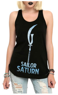sailor moon sailor saturn glaive tank top