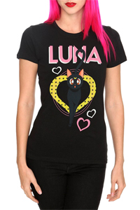new sailor moon t-shirt from hot topic featuring luna