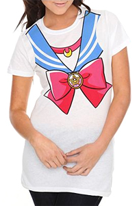 sailor moon sailor scout fuku t-shirt from hot topic featuring sailor moon's transformation brooch