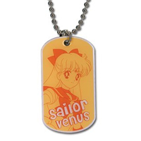 sailor venus dog tag necklace