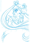 Blue Eternal Sailor Moon: Sailor Moon Mobile Phone / Cellphone / iPhone Wallpaper