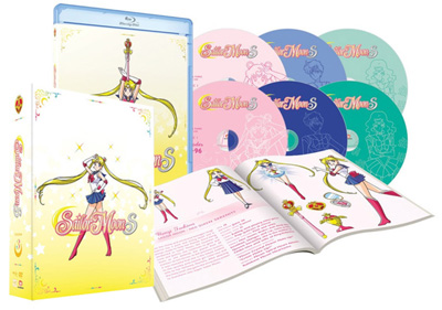 viz media's sailor moon season three part 1 blu-ray and dvd box set