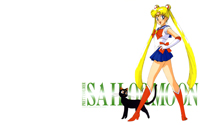Sailor Moon Wallpaper: Sailor Moon and Luna