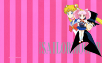 Sailor Moon Wallpaper: Sailor Moon, Tuxedo Mask & Rini