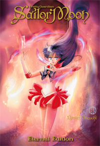 Pretty Guardian Sailor Moon Eternal Edition Volume 3 manga cover image featuring Rei Hino as Sailor Mars.