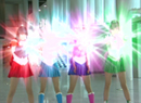Sailor Venus, Moon, Mars, Mercury, and Jupiter performing a magical energy attack in the live-action Sailor Moon TV series PGSM.