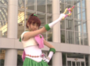 Sailor Jupiter's Star Attack PGSM Sailor Jupiter attacking with her Star Tambourine.