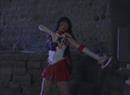 Sailor Mars in the live-action Sailor Moon series with the Mars and Venus dagger weapons.