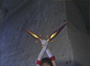 Sailor Mars in the live-action Sailor Moon series with the Mars and Venus dagger weapons.