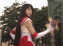 Keiko Kitagawa as Sailor Mars from the live-action Pretty Guardian Sailor Moon PGSM Japanese TV series.