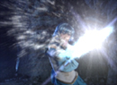 Sailor Mercury in the live-action PGSM TV series summoning her third ice sword weapon.