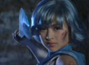 Sailor Mercury in the live-action PGSM TV series summoning her third ice sword weapon.