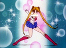 Sailor Moon's Moon Tiara Magic attack from the 90's anime series.