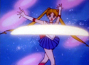Sailor Moon's Moon Tiara Magic attack from the 90's anime series.