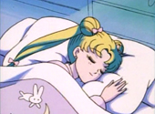 Sailor Moon: Serena sleeping