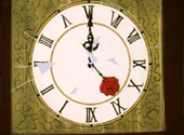 Sailor Moon: Clock and Tuxedo Mask rose.