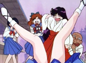 Sailor Moon: Raye attacks Serena