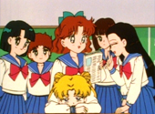 Sailor Moon: Serena and her friends