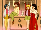 Sailor Moon: Amy, Lita, Artemis, Mina and Raye