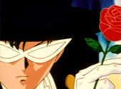 Sailor Moon: Tuxedo Mask & a red rose