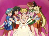 The Sailor Scouts battle Queen Beryl in 'Day of Destiny'