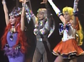 Sailor Moon Musical: Queen Beryl, a Youma and Sailor Venus