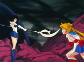 The Soldier of Destruction, Sailor Saturn arrives in 'Darkness, My Old Friend'