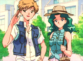 Sailor Moon Sailor Stars: The Shine of Calling Stars! Haruka (Amara) and Michiru (Michelle) Enter the Battle