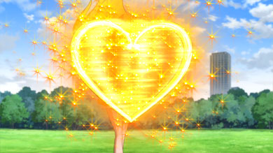 sailor venus' rolling heart vibration attack from pretty guardian sailor moon crystal