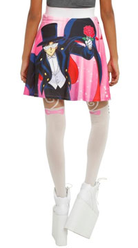 sailor moon and tuxedo mask skirt