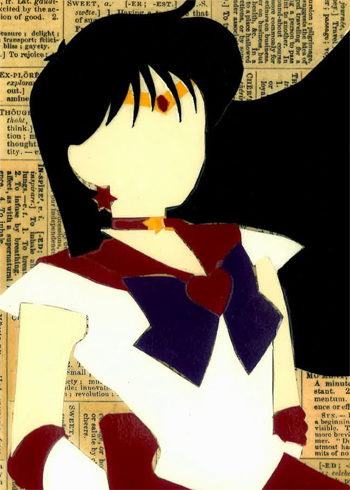 sailor mars fan art by wendy